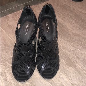 Black Aldo heels